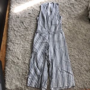Intermix Large Linen Jumpsuit